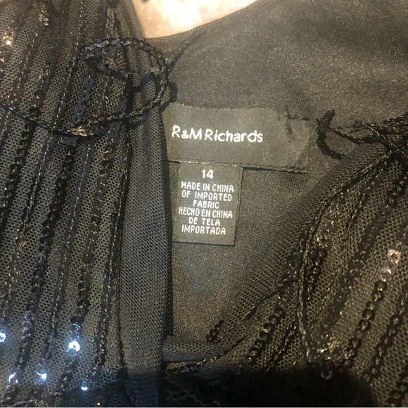 R&M Richards Size 14 sequence Formal dress - Picture 4 of 7